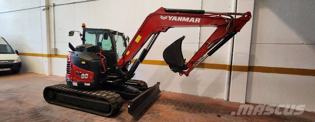 Yanmar Vio 80-1A حفارات وسط 7 طن - 12 طن