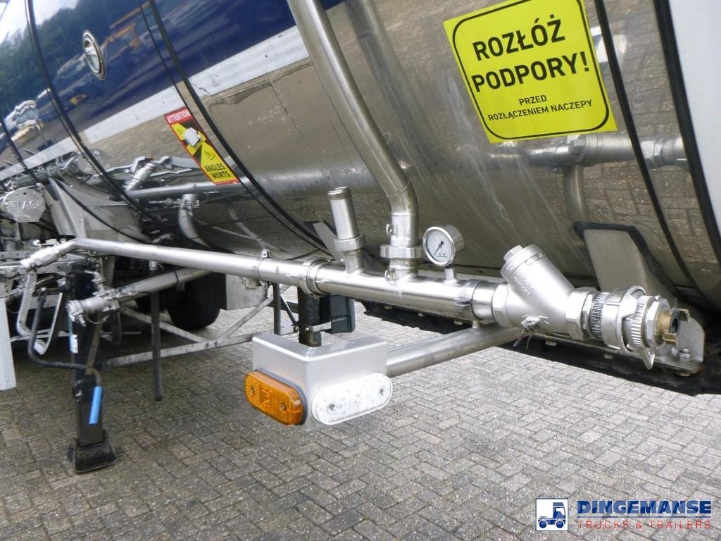 LAG Chemical tank inox L4BH 32.5 m3 / 3 comp Tanker semi-trailers