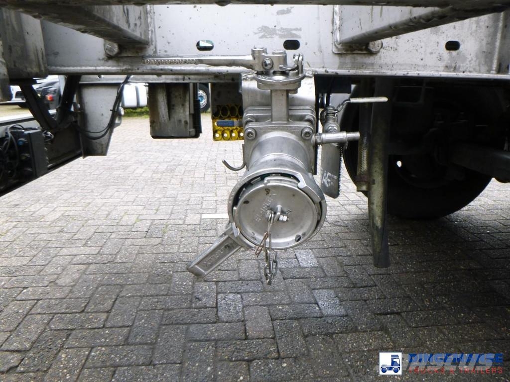 LAG Chemical tank inox L4BH 32.5 m3 / 3 comp Tanker semi-trailers