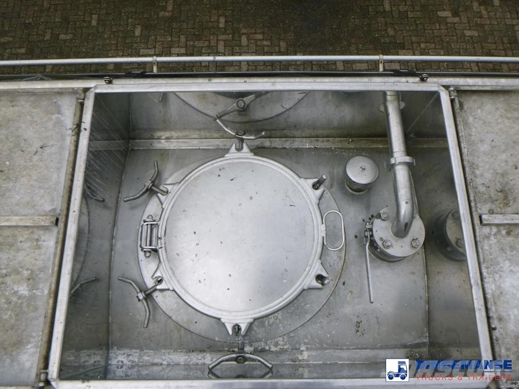 LAG Chemical tank inox L4BH 32.5 m3 / 3 comp Tanker semi-trailers