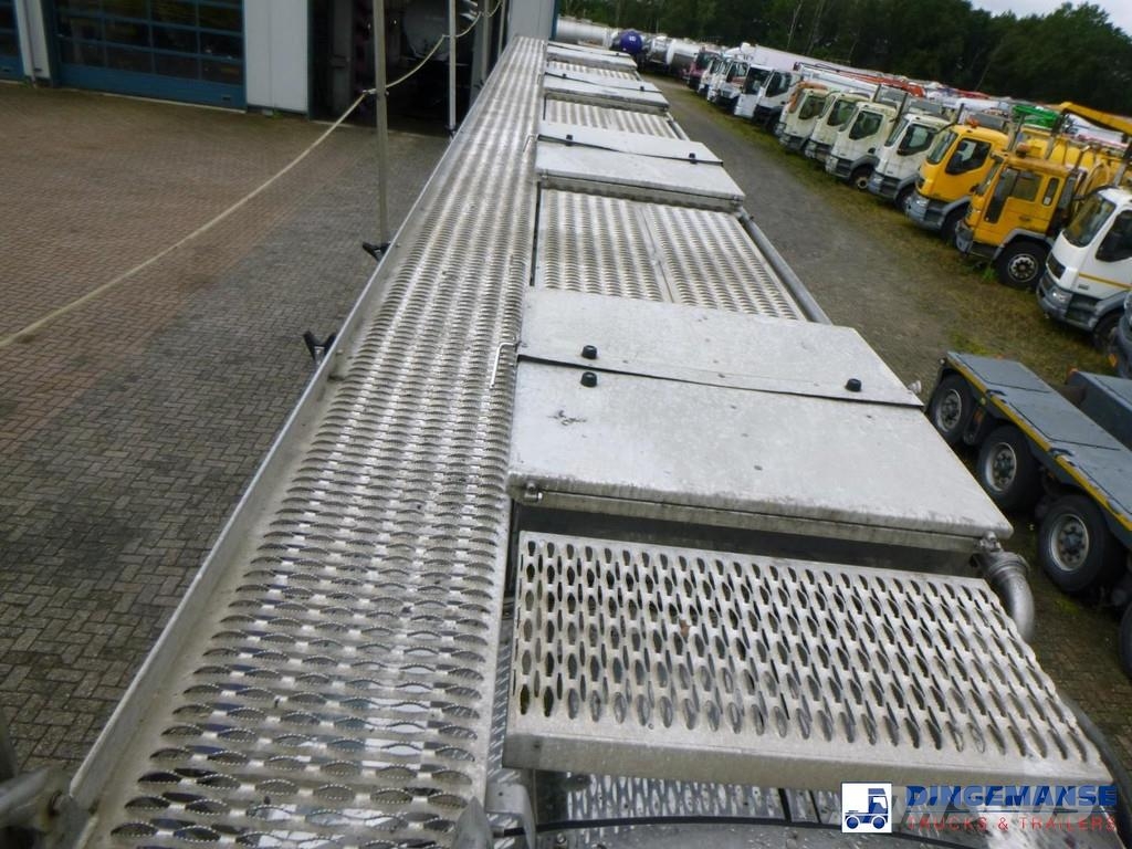 LAG Chemical tank inox L4BH 32.5 m3 / 3 comp Tanker semi-trailers