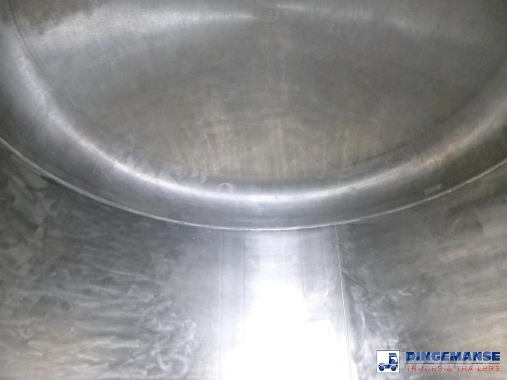 LAG Chemical tank inox L4BH 32.5 m3 / 3 comp Tanker semi-trailers