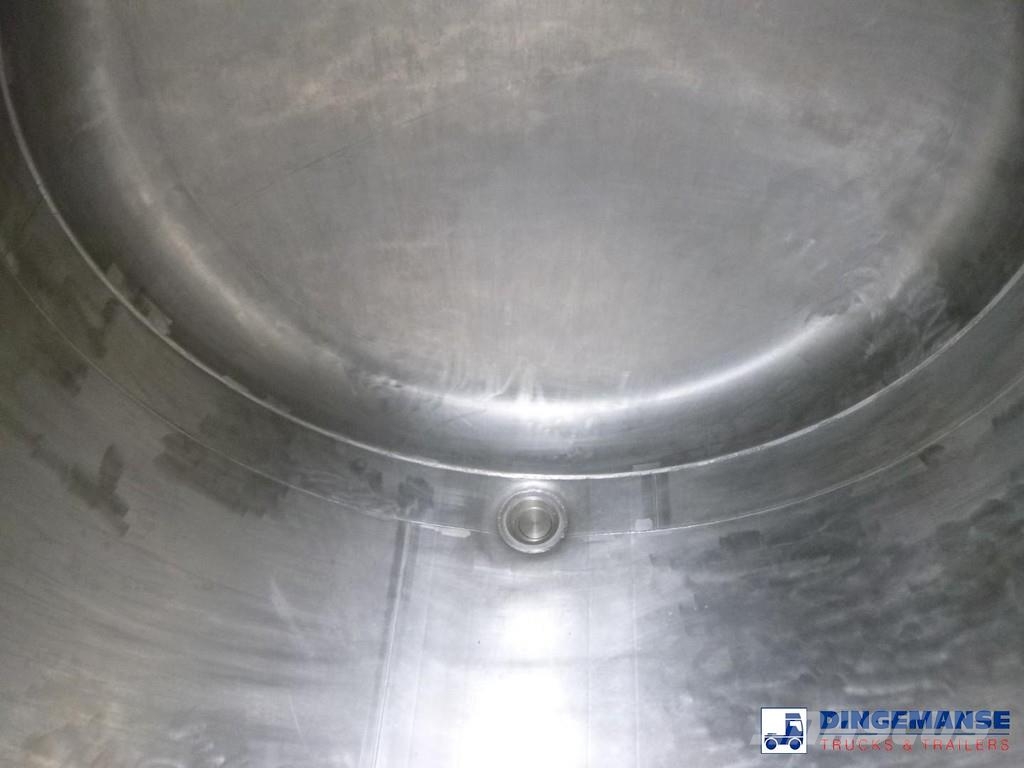 LAG Chemical tank inox L4BH 32.5 m3 / 3 comp Tanker semi-trailers
