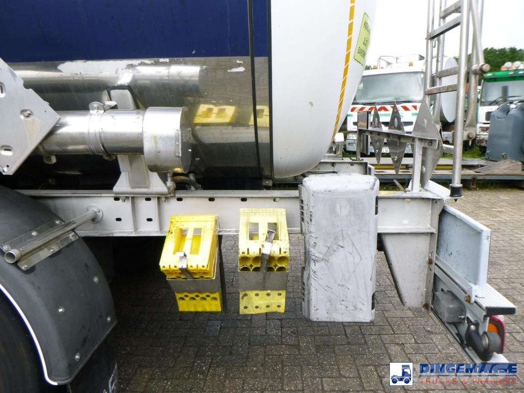 LAG Chemical tank inox L4BH 32.5 m3 / 3 comp Tanker semi-trailers