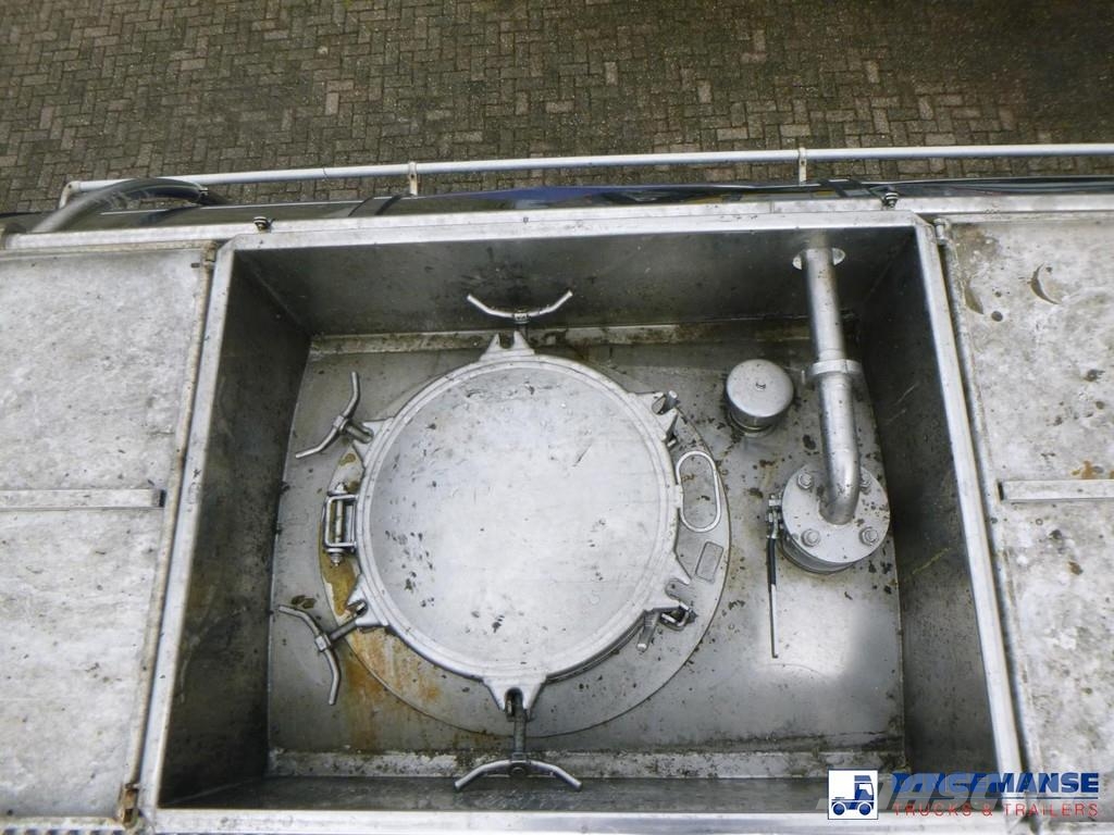 LAG Chemical tank inox L4BH 32.5 m3 / 3 comp Tanker semi-trailers