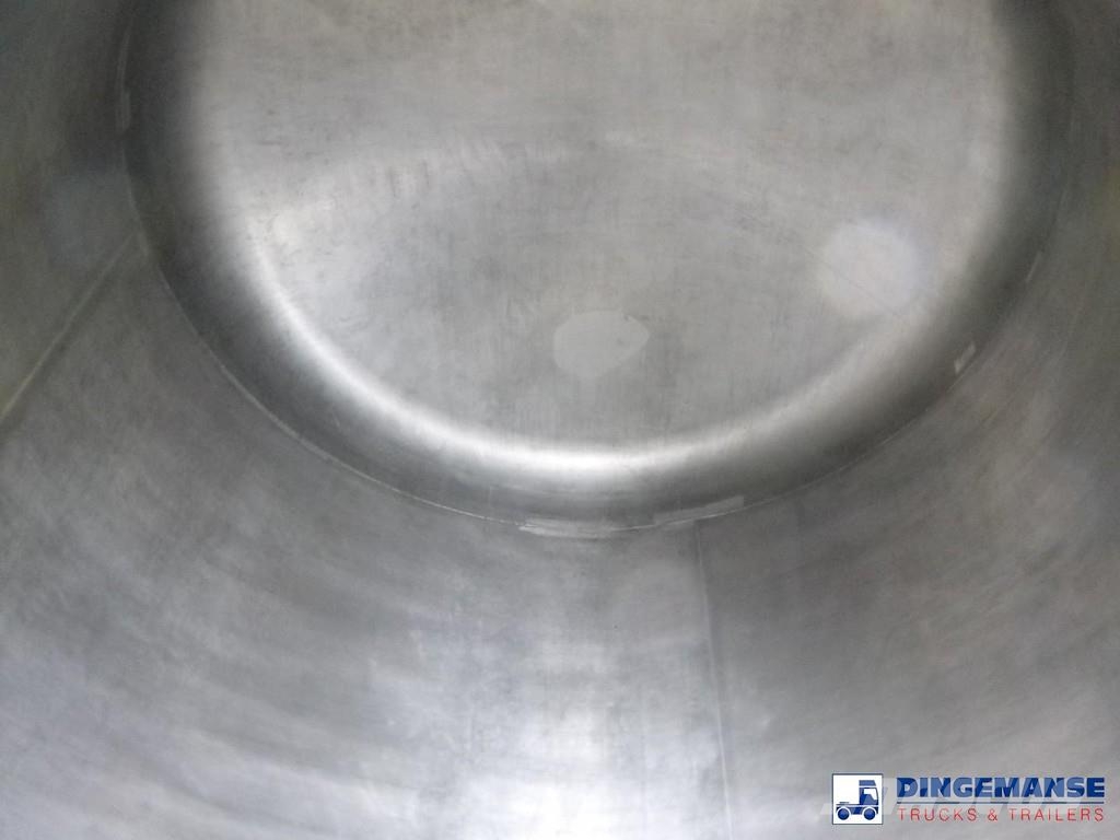 LAG Chemical tank inox L4BH 32.5 m3 / 3 comp Tanker semi-trailers