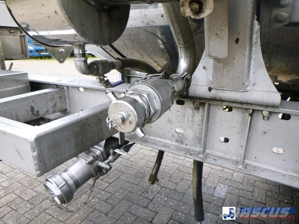 LAG Chemical tank inox L4BH 32.5 m3 / 3 comp Tanker semi-trailers