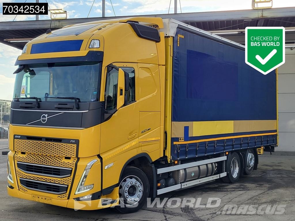 Volvo FH 460 6X2 LNG COMBI Sliding roof VEB+ Automatic A Nákladné vozidlá s bočnou zhrnovacou plachtou
