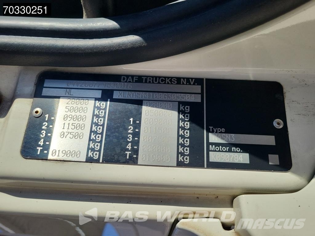 DAF CF 410 CF 6X2 NL-Truck Curtainsider APK Lift+steer Zaplachtované vozy