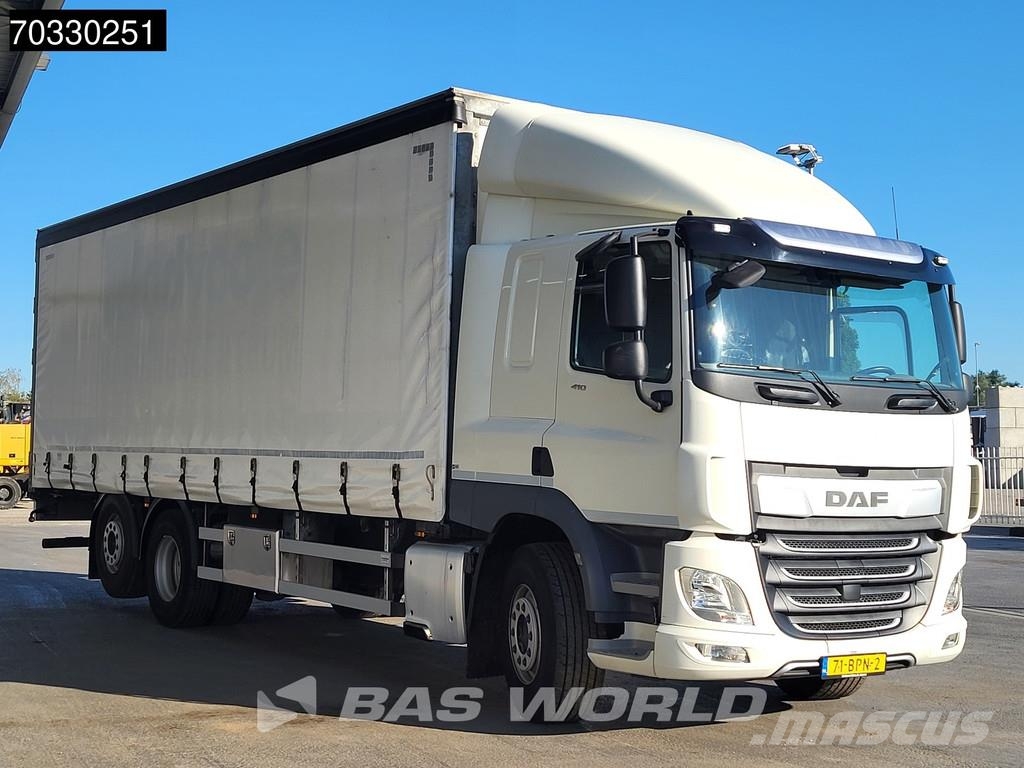 DAF CF 410 CF 6X2 NL-Truck Curtainsider APK Lift+steer Zaplachtované vozy