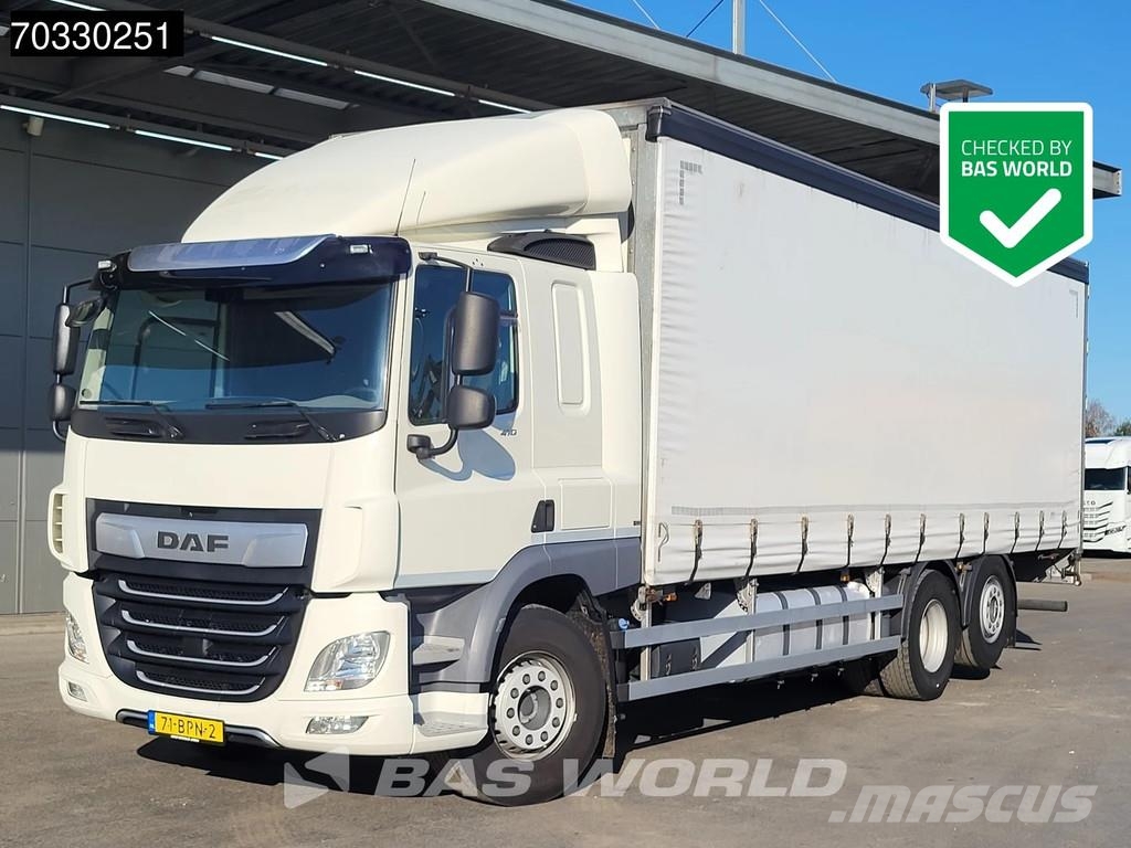 DAF CF 410 CF 6X2 NL-Truck Curtainsider APK Lift+steer Zaplachtované vozy