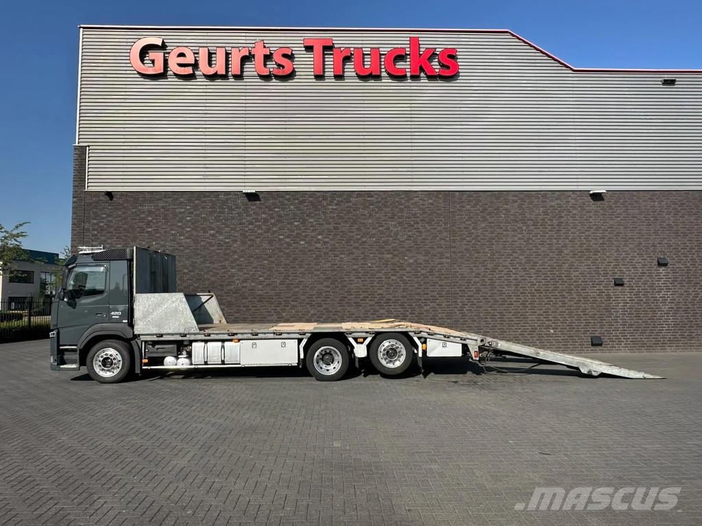 Volvo FM 420 6X2 OPRIJWAGEN/MACHINE TRANSPORTER/PLATEAU/ Oprijwagen