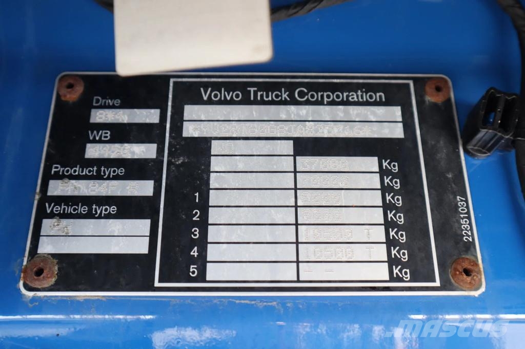Volvo FH 540 | 8X4 | TANDEMLIFT | RETARDER | BIG AXLES | Kipper