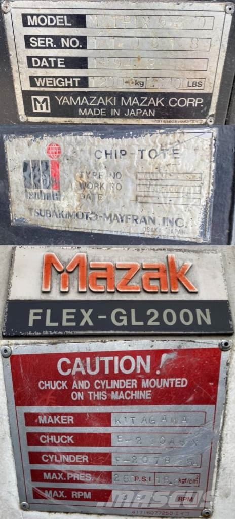 Mazak / Yamazaki FLEX-GL 200N-MLTPLX 630 1er Main Forestal - Otros