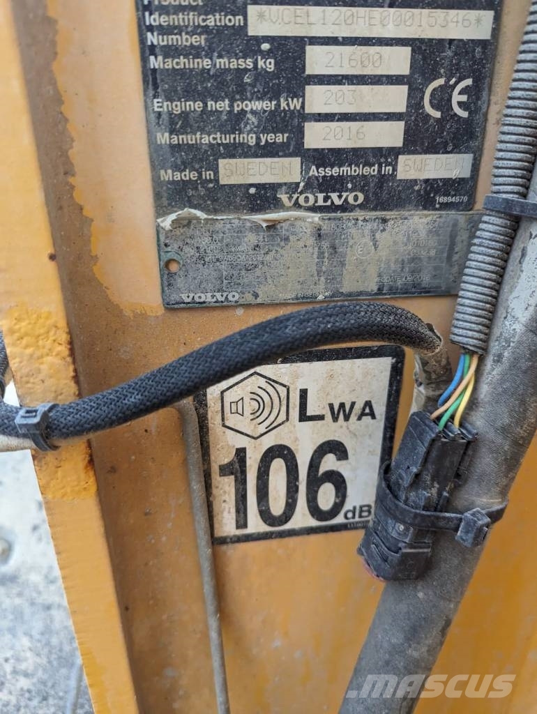 Volvo L 120 H Radlader 22 to Lader / CAT / Liebherr 轮式装载机
