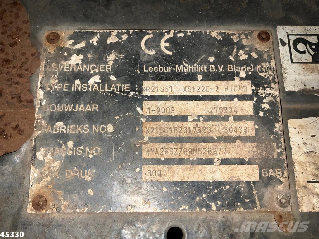 MAN TGS 26.360 6x4 Hiab 12 Tonmeter laadkraan Camiones elevadores de gancho