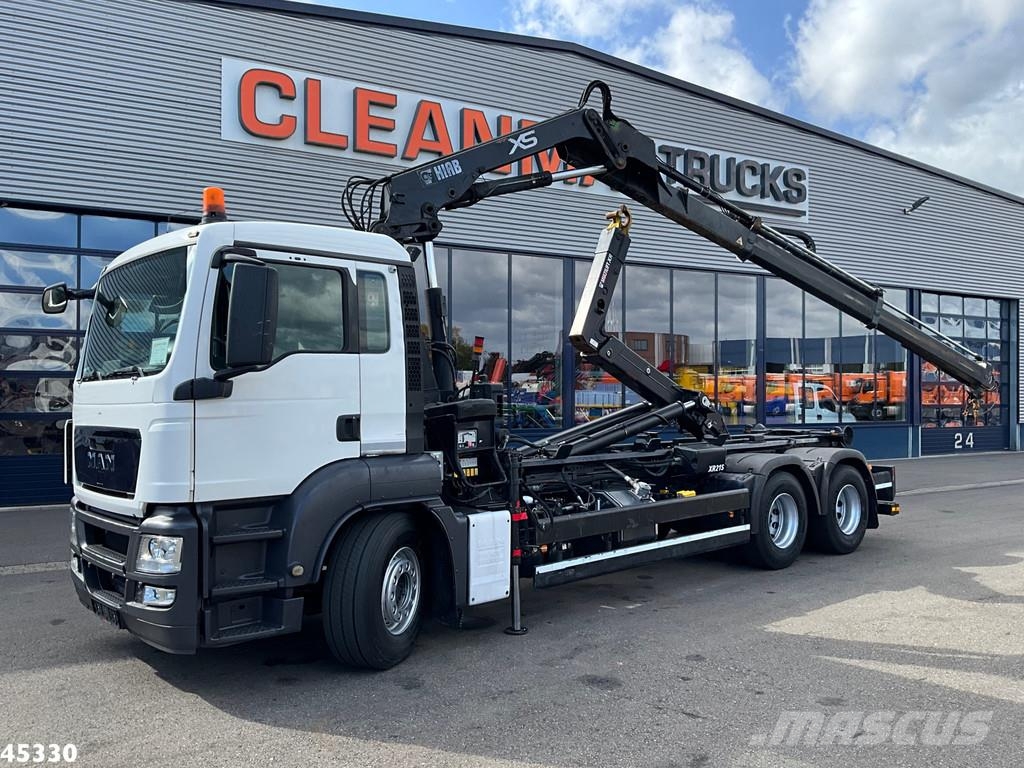 MAN TGS 26.360 6x4 Hiab 12 Tonmeter laadkraan Camiones elevadores de gancho