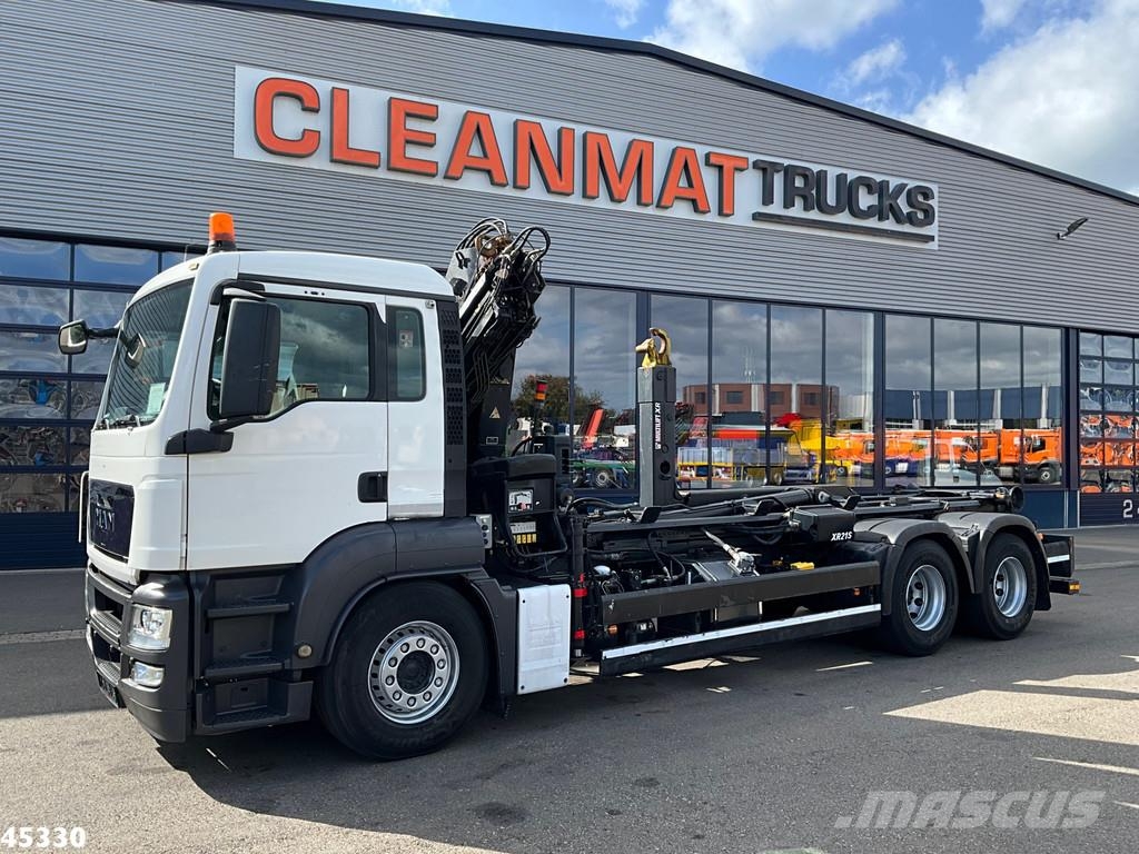MAN TGS 26.360 6x4 Hiab 12 Tonmeter laadkraan Camiones elevadores de gancho