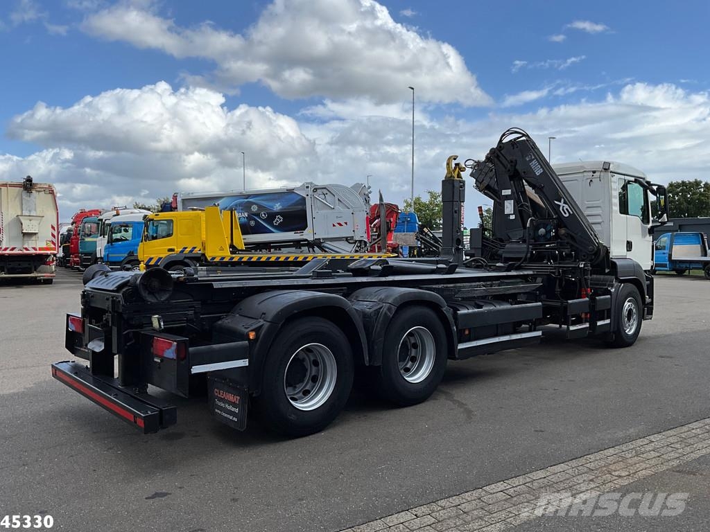 MAN TGS 26.360 6x4 Hiab 12 Tonmeter laadkraan Camiones elevadores de gancho