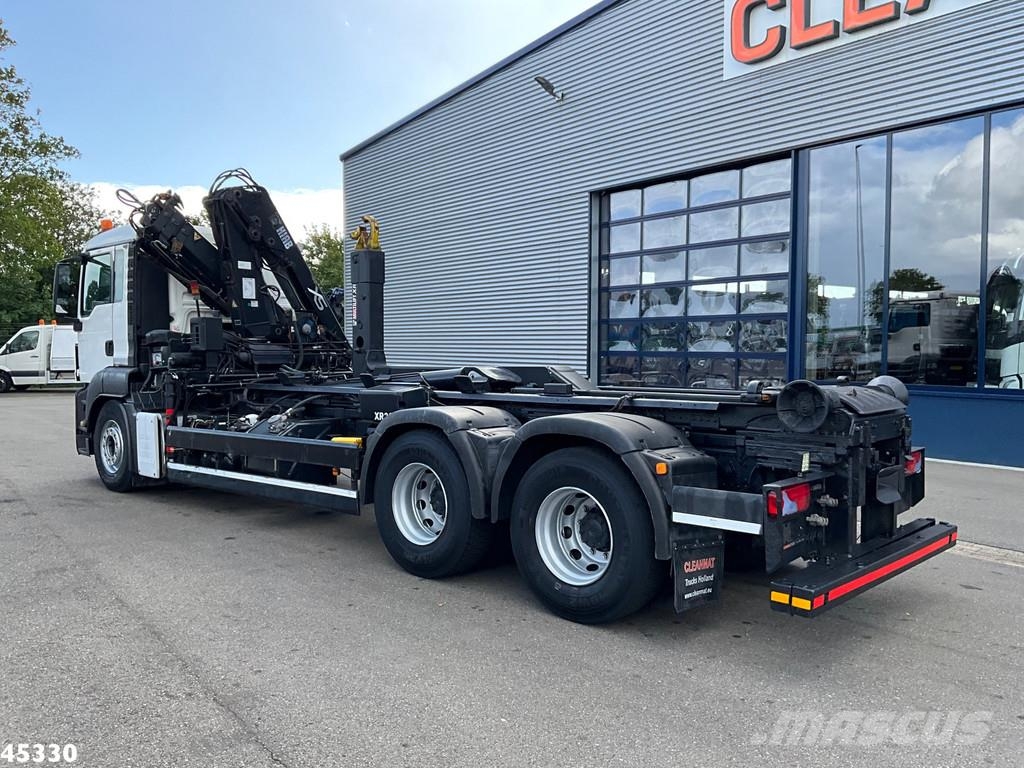 MAN TGS 26.360 6x4 Hiab 12 Tonmeter laadkraan Camiones elevadores de gancho