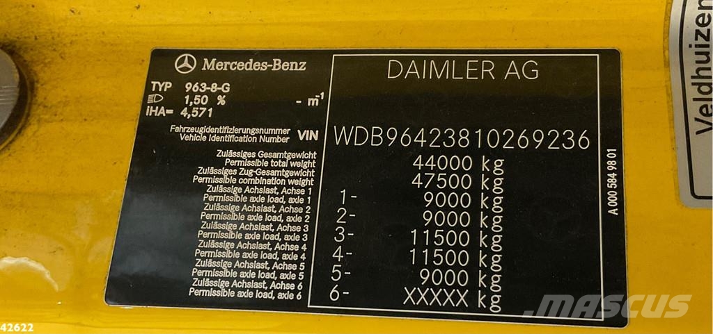 Mercedes-Benz Arocs 5063 SLT 10x4 Zwaartransport 180 TON Camiones tractor