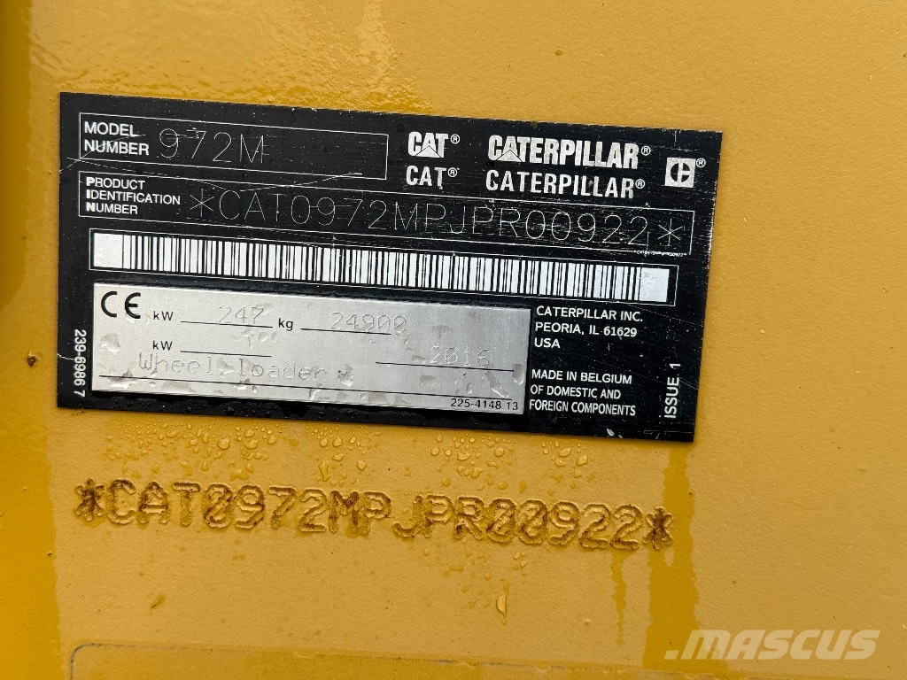 CAT 972 M Gumikerekes homlokrakodók