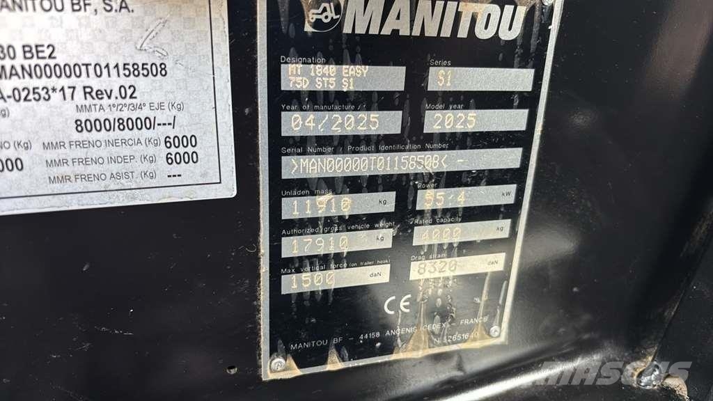 Manitou MT1840 Телескопические погрузчики