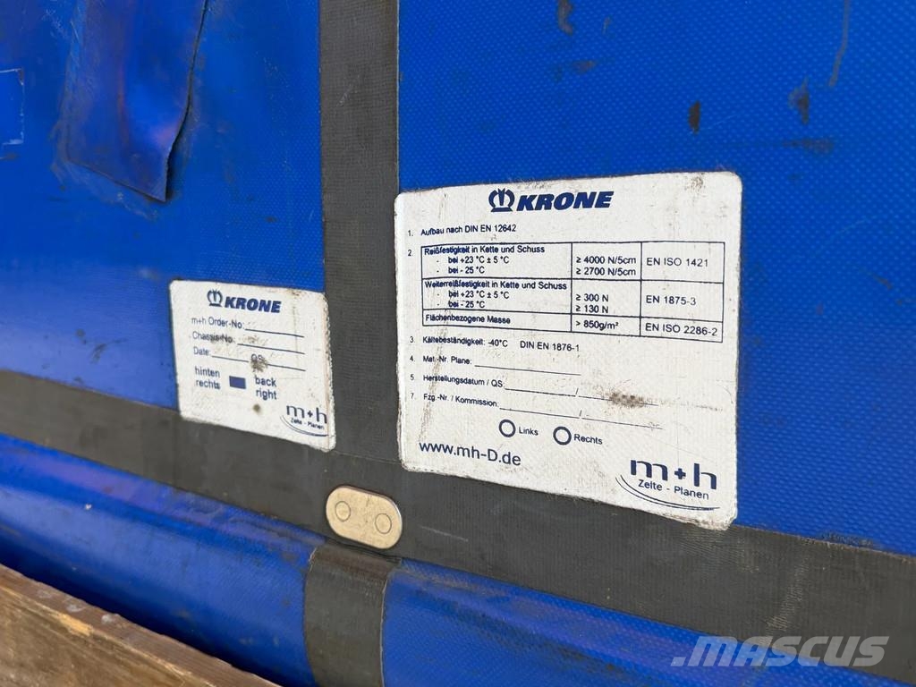Krone N/A SD Schuifzeil/Dak / BPW-Axle * Apk 10-2027* Schuifzeilen