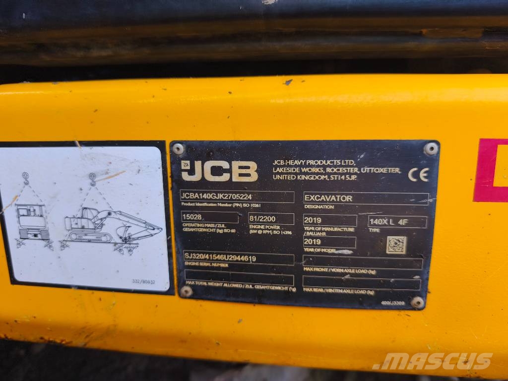 JCB 140 X Escavadeiras de esteiras