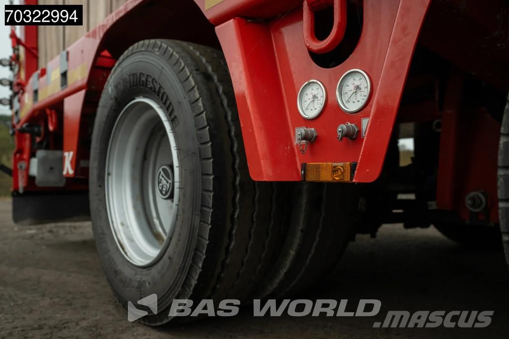 Kässbohrer LB4E 3 axles Extendable Ramps! 1x Lift 3x Steering Semi-reboques rebaixados
