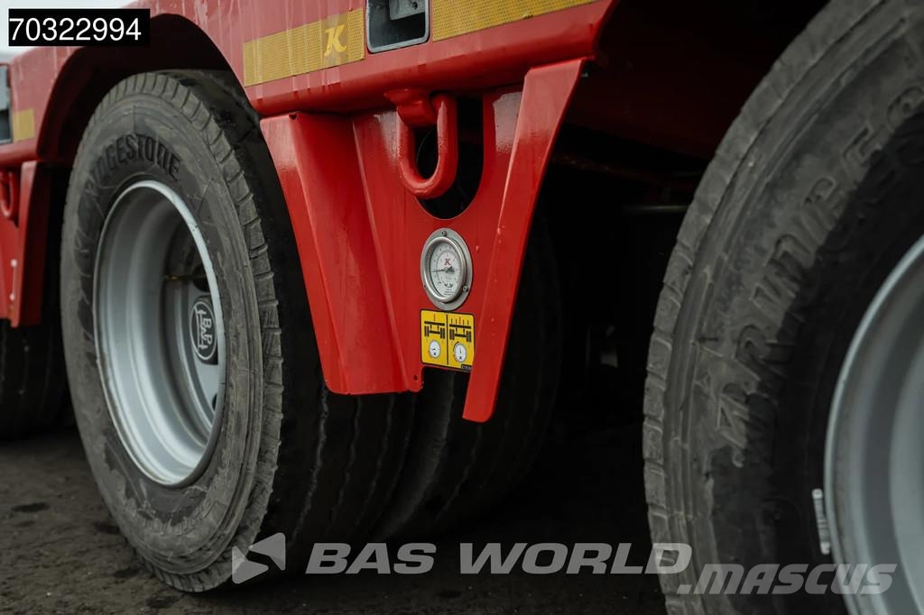 Kässbohrer LB4E 3 axles Extendable Ramps! 1x Lift 3x Steering Semi-reboques rebaixados