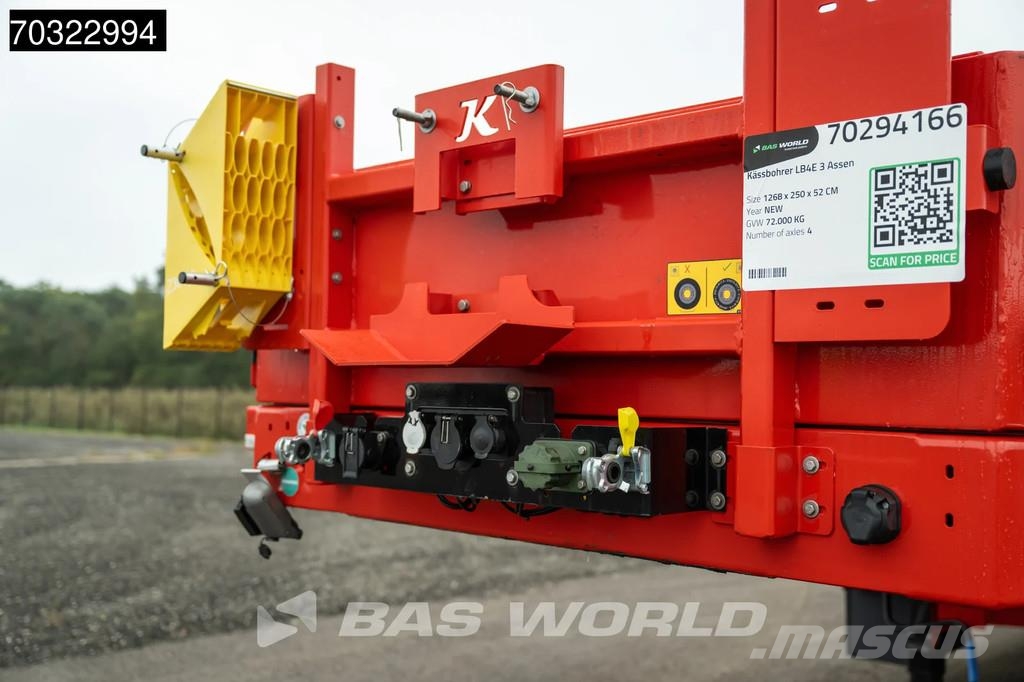 Kässbohrer LB4E 3 axles Extendable Ramps! 1x Lift 3x Steering Semi-reboques rebaixados