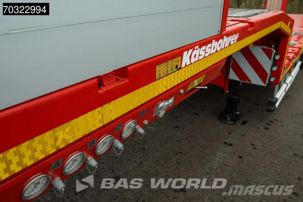 Kässbohrer LB4E 3 axles Extendable Ramps! 1x Lift 3x Steering Semi-reboques rebaixados