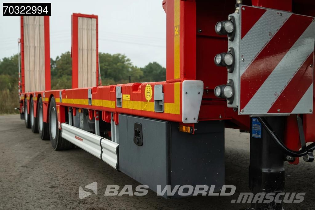 Kässbohrer LB4E 3 axles Extendable Ramps! 1x Lift 3x Steering Semi-reboques rebaixados