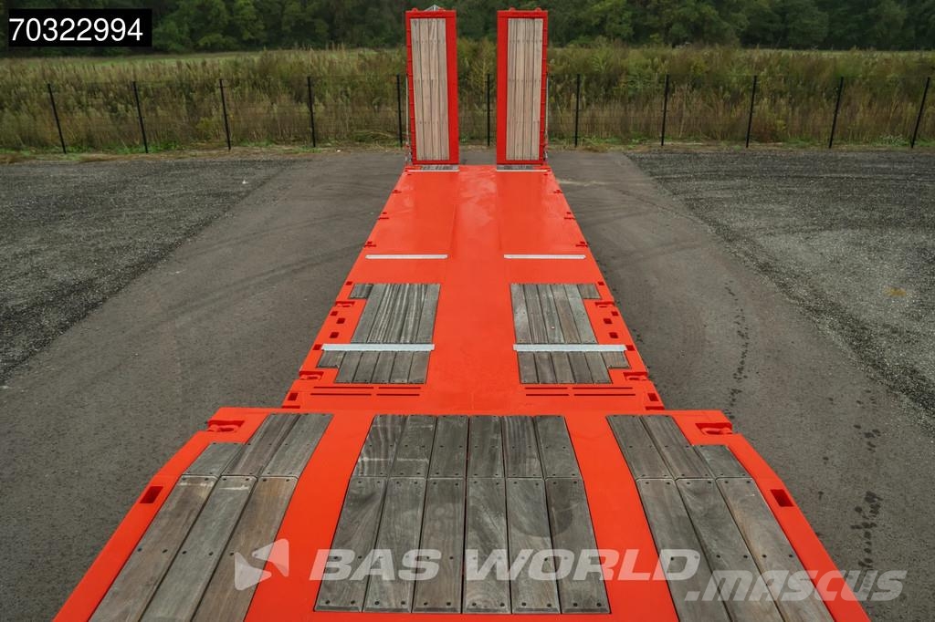 Kässbohrer LB4E 3 axles Extendable Ramps! 1x Lift 3x Steering Semi-reboques rebaixados