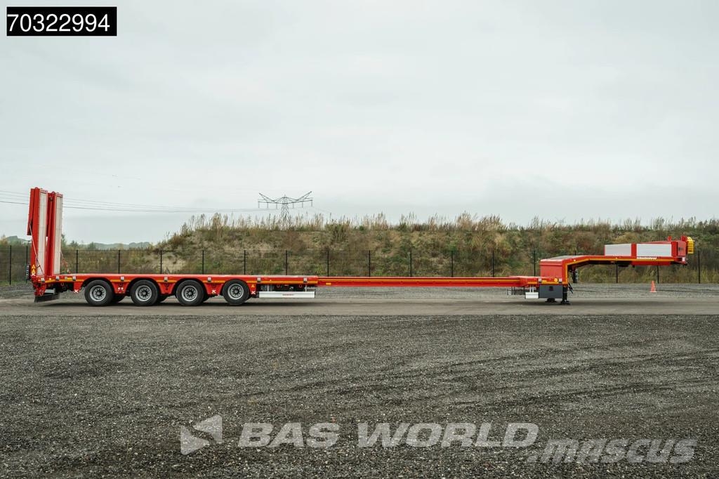 Kässbohrer LB4E 3 axles Extendable Ramps! 1x Lift 3x Steering Semi-reboques rebaixados