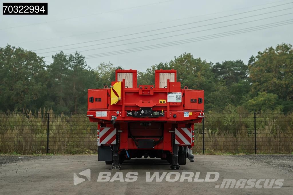 Kässbohrer LB4E 3 axles Extendable Ramps! 1x Lift 3x Steering Semi-reboques rebaixados