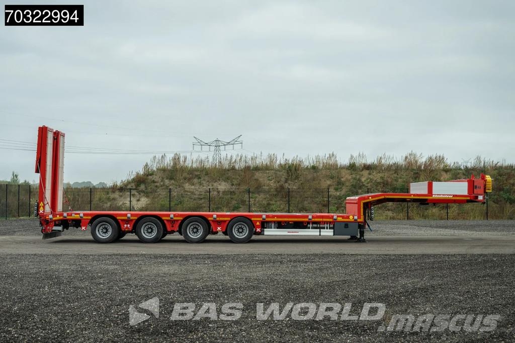Kässbohrer LB4E 3 axles Extendable Ramps! 1x Lift 3x Steering Semi-reboques rebaixados