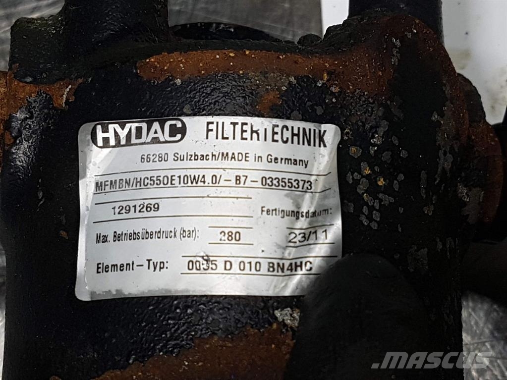 Hyundai HL760-9-Hydac MFMBN/HC55OE10W4.0 - Inline Filter Υδραυλικά