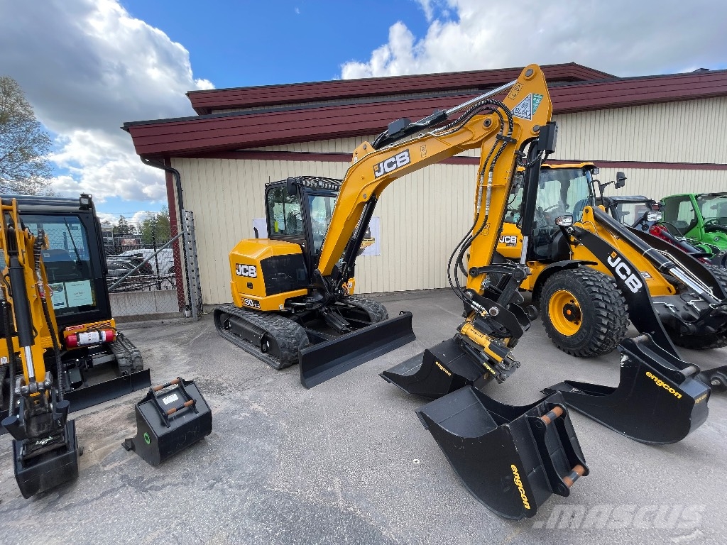 JCB 50 Z-2, AC, Engcon EC206, 10tim! Miniekskavaatorid < 7 t
