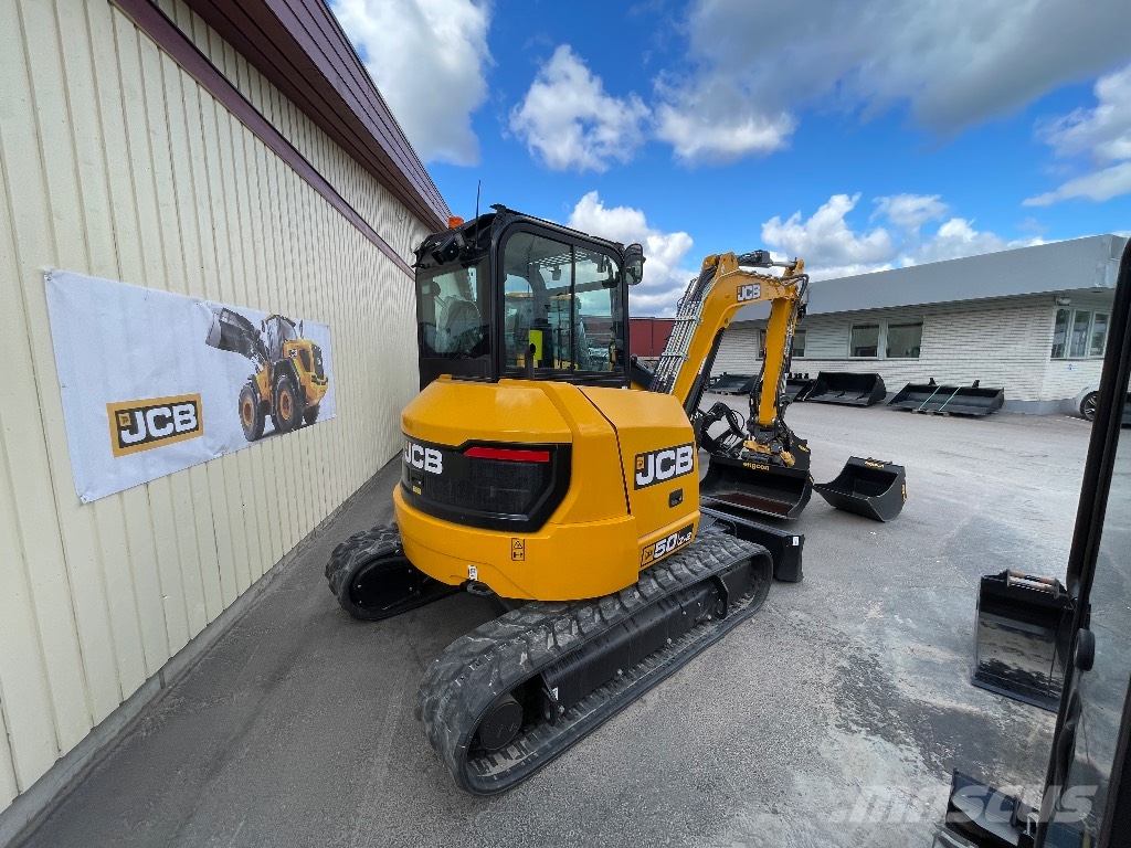 JCB 50 Z-2, AC, Engcon EC206, 10tim! Miniekskavaatorid < 7 t