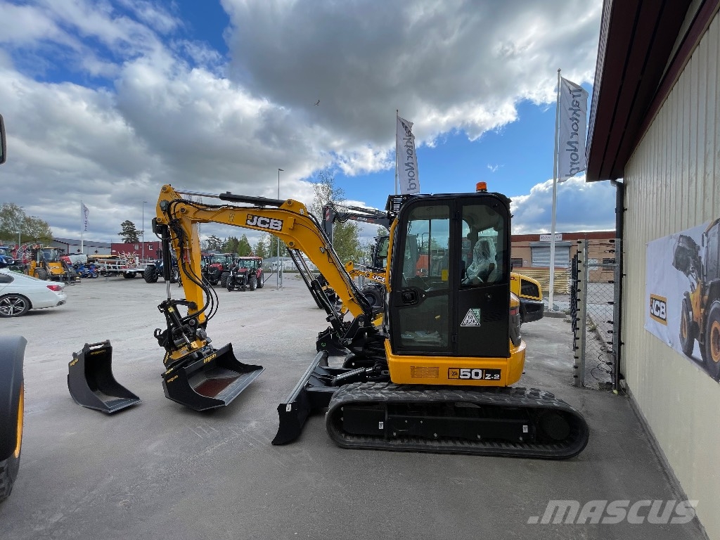 JCB 50 Z-2, AC, Engcon EC206, 10tim! Miniekskavaatorid < 7 t