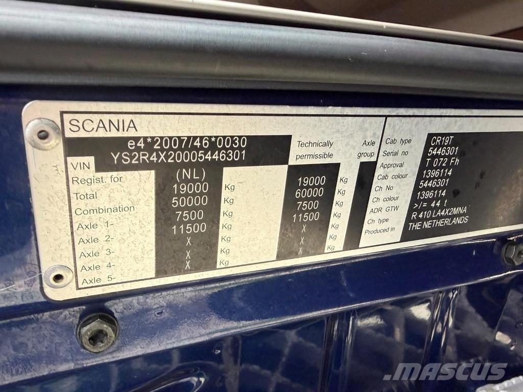 Scania R410 4X2 EURO 6 + RETARDER Sattelzugmaschinen