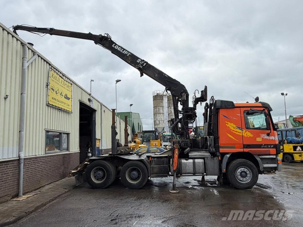 Mercedes-Benz Actros 2657 V8 6x4 EPS 3 Pedals Full Steel Suspens Maastikutõstukid