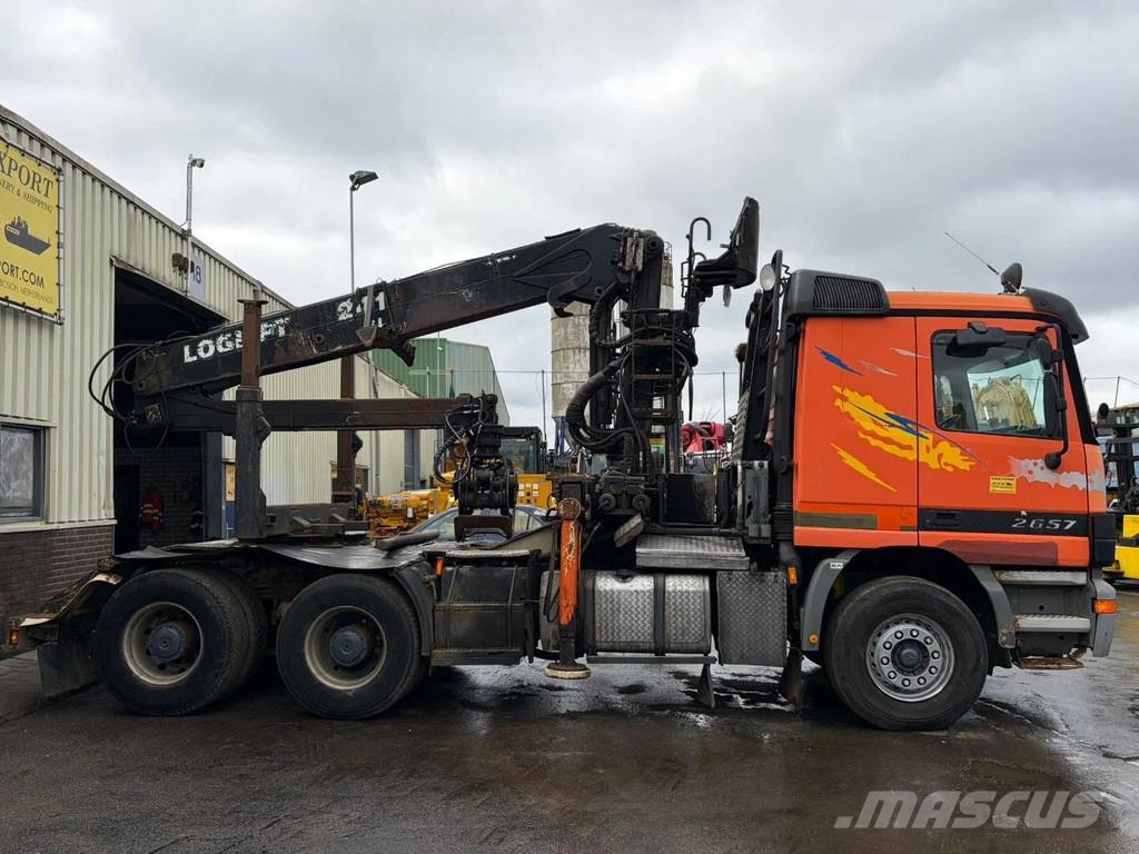 Mercedes-Benz Actros 2657 V8 6x4 EPS 3 Pedals Full Steel Suspens Maastikutõstukid