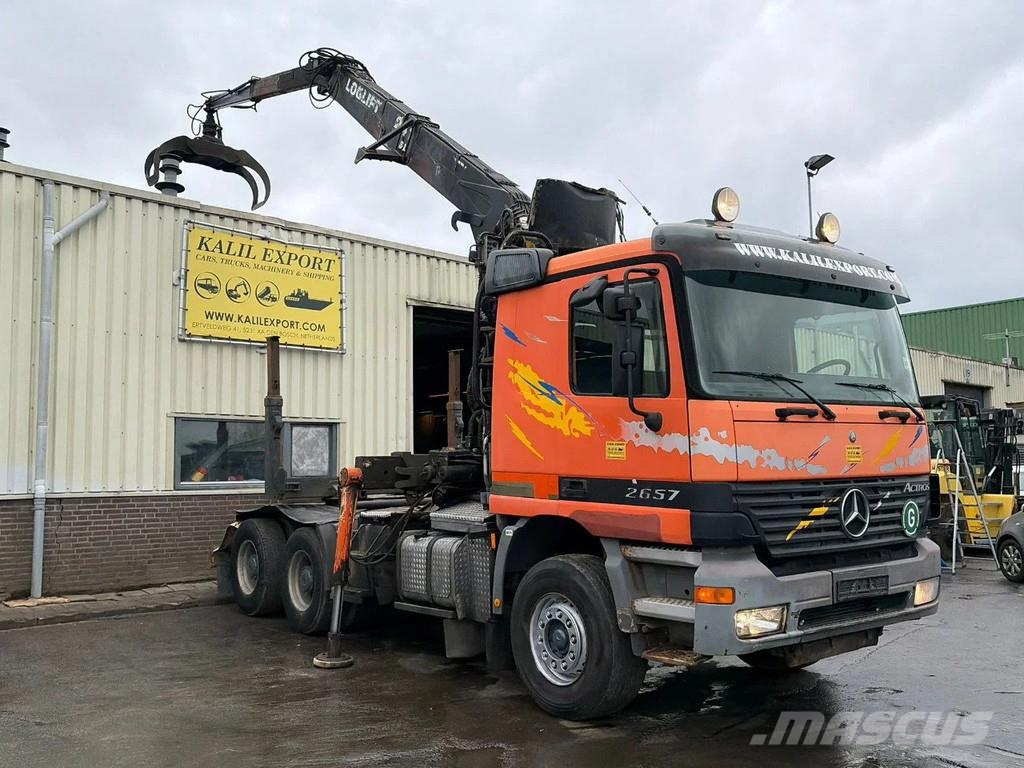 Mercedes-Benz Actros 2657 V8 6x4 EPS 3 Pedals Full Steel Suspens Maastikutõstukid