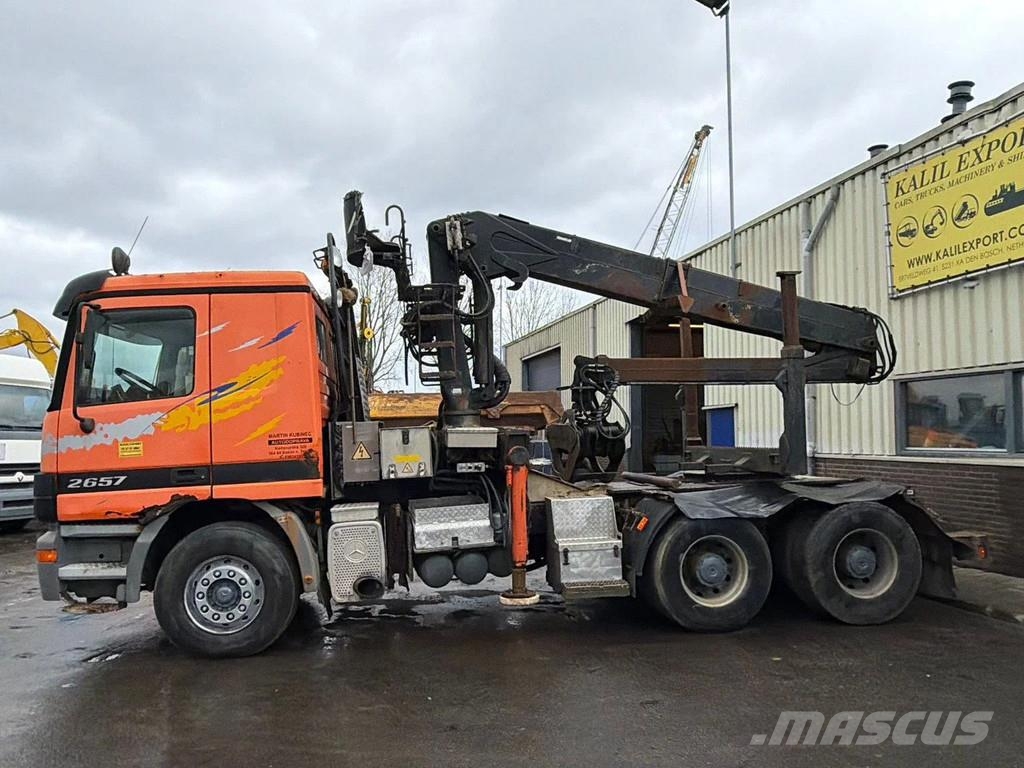 Mercedes-Benz Actros 2657 V8 6x4 EPS 3 Pedals Full Steel Suspens Maastikutõstukid