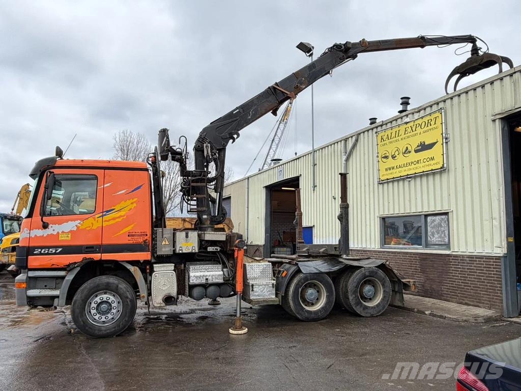 Mercedes-Benz Actros 2657 V8 6x4 EPS 3 Pedals Full Steel Suspens Maastikutõstukid