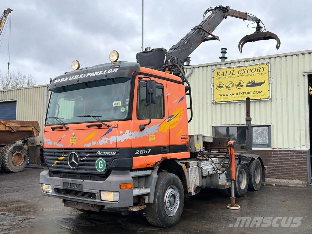 Mercedes-Benz Actros 2657 V8 6x4 EPS 3 Pedals Full Steel Suspens Maastikutõstukid