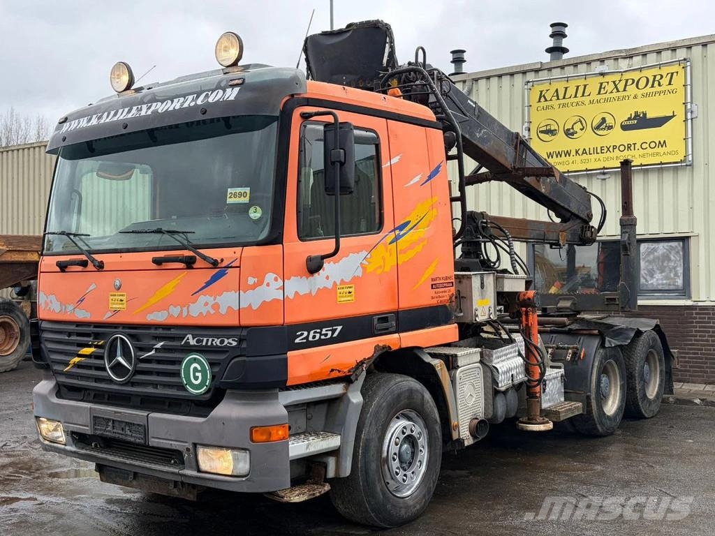 Mercedes-Benz Actros 2657 V8 6x4 EPS 3 Pedals Full Steel Suspens Maastikutõstukid